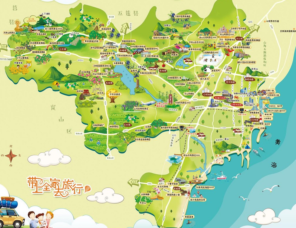 隆广镇景区使用手绘地图给景区能带来什么好处？